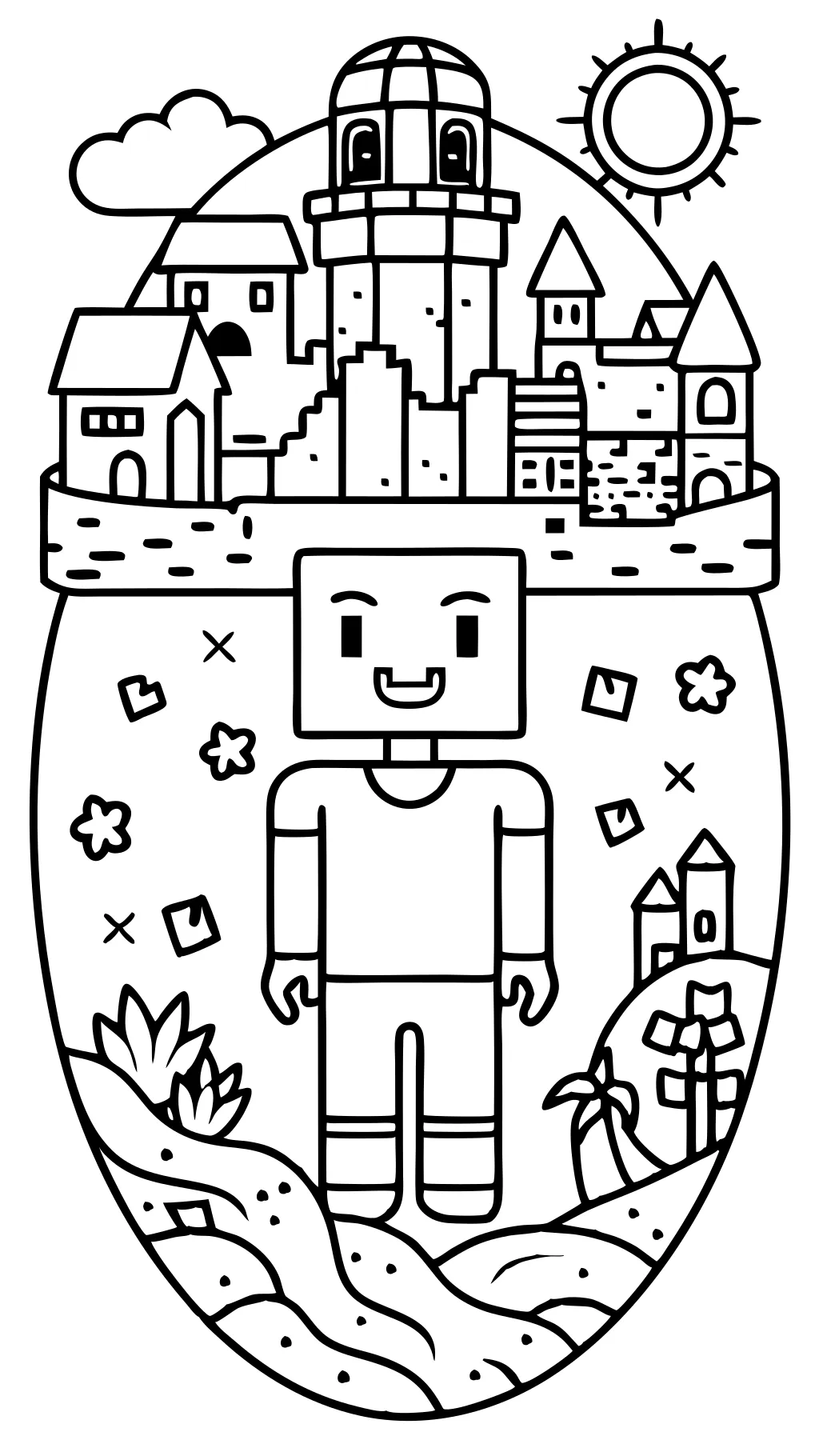 coloriages imprimables minecraft